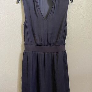 Kith Deep Blue V-Neck Mini Dress